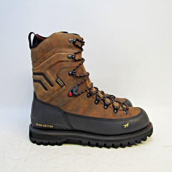 Irish Setter By Red Wing Mens Size 11 D Elk Tracker XD Brown Leather Boots 3982 main image 4